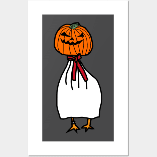 Goose Steals Halloween Horror Costume Posters and Art